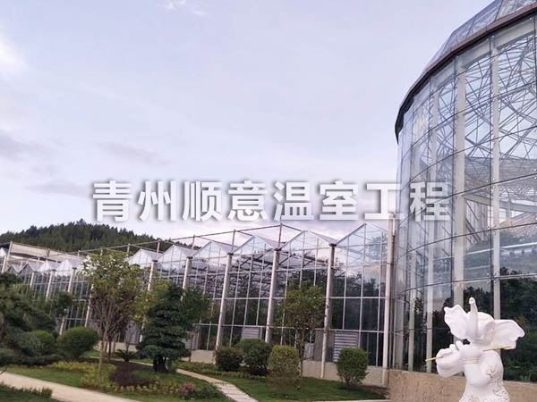 玻璃温室大棚